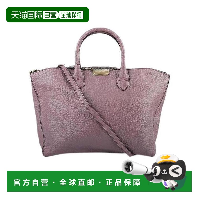 BURBERRY 女士手提包 39283351 SS2021 紫色 徽标手提包