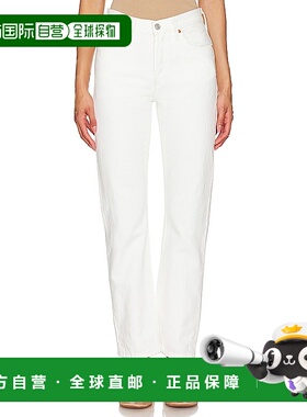 1h可退 潮奢 Levi'S 李维斯 女士 白色 501 Original Fit 牛仔裤