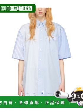 Ader Error 男士衬衫 BLASSHS05BLBLUE 蓝色 SS2023短袖