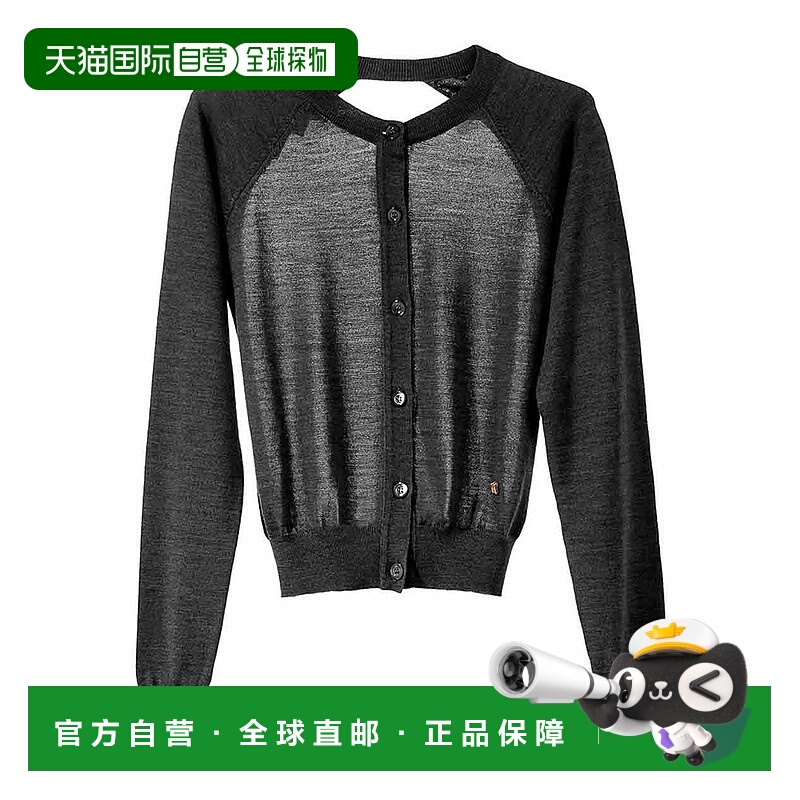 1h可退 MOSCHINO 女士针织衫 92054010555 AW2025 黑色 Open Back