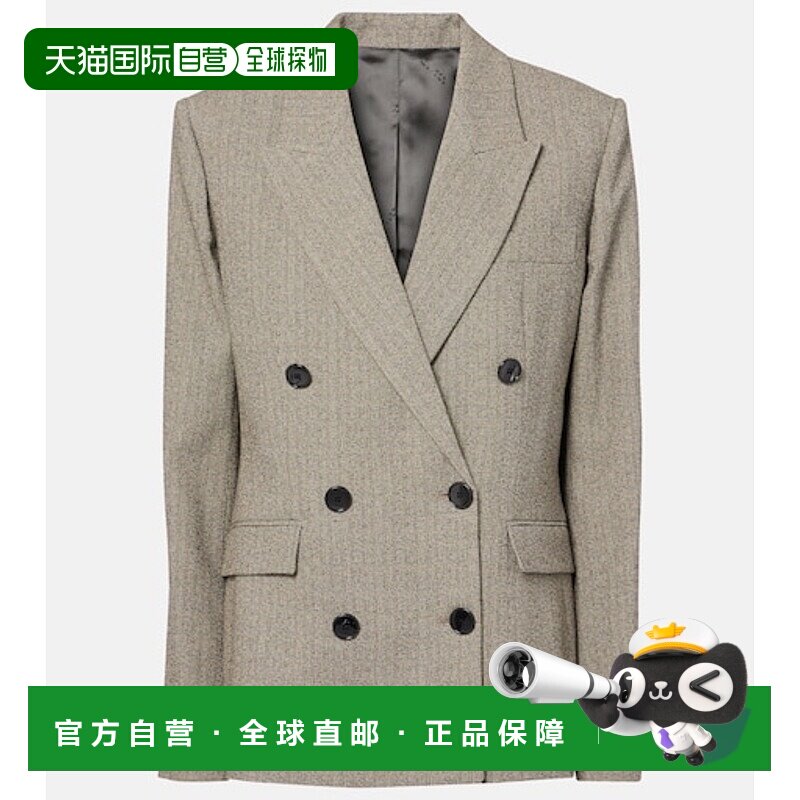 1h可退 潮奢 Isabel Marant 伊莎贝尔 玛兰 女士 Irma 格子棉混纺