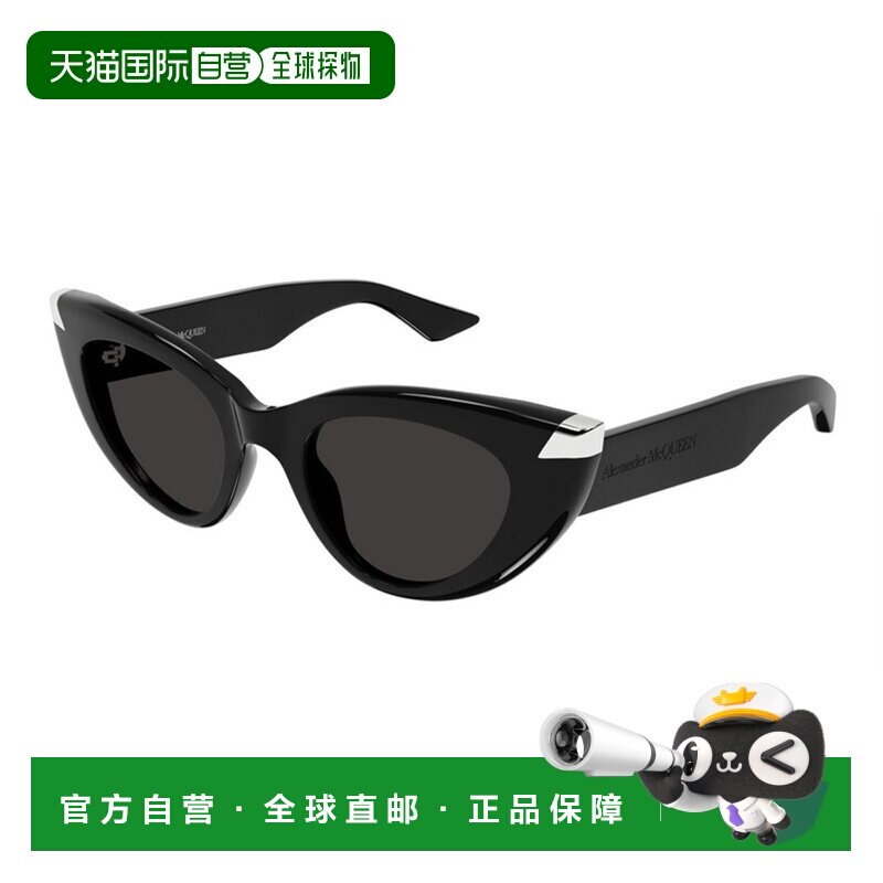 1h可退 潮奢 mcqueen 亚历山大 麦昆 女士 几何框架太阳镜 AM0442