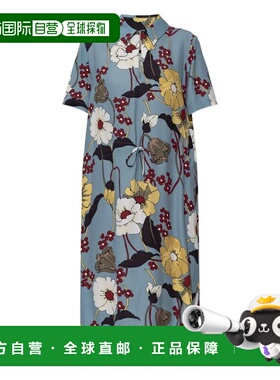 潮奢 Marni 玛尼 女士 印花短袖連身裙 ABMA1545Q0UTVA65