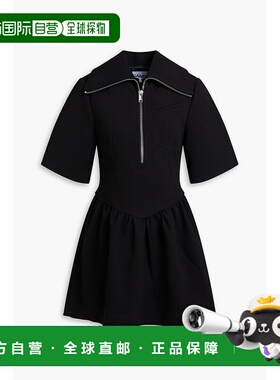 1h可退 潮奢 GANNI 甘尼 女士 褶皱绉纱迷你连衣裙 W02576752099B