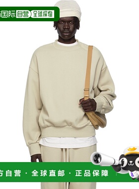 1h可退 潮奢 Essentials 男士 灰褐色 Classic Fit Fleece Crewne