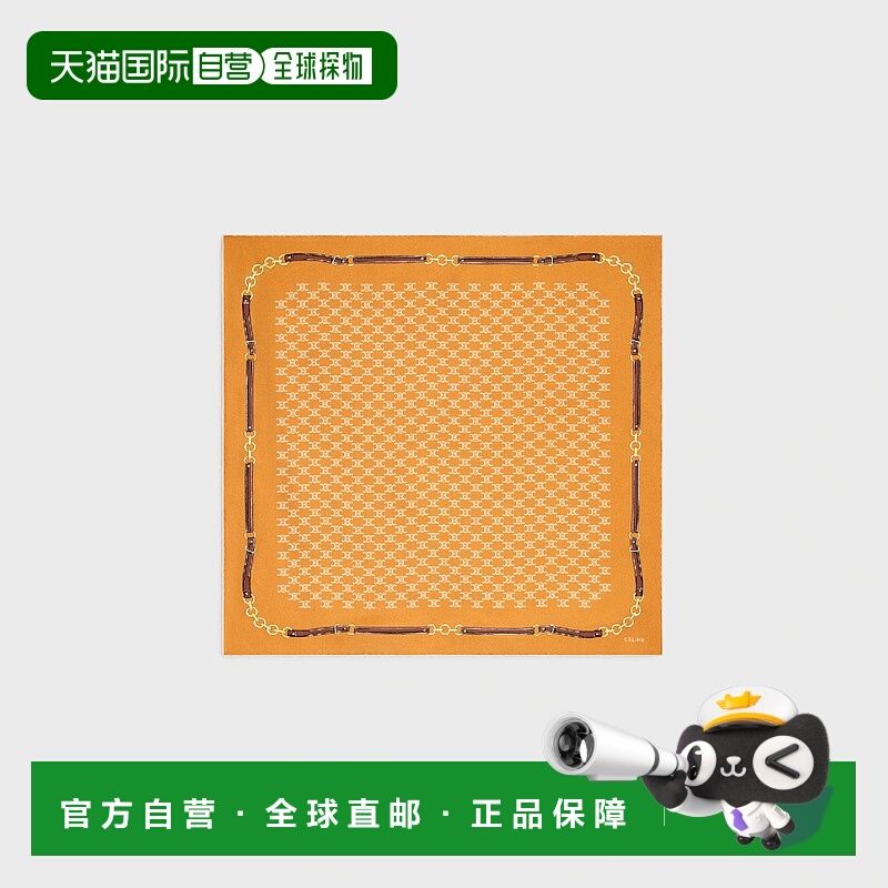 1h可退 CELINE 赛琳 思琳 25秋冬 2AWB60ZV1.GDN1 女士 丝巾方巾