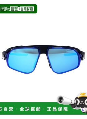 1h可退 潮奢 Nike 耐克 女士 蓝色镜面哑光海军蓝醋纤太阳眼镜 FV