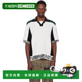巴宝莉 男士 1h可退 白色 Burberry Logo 黑色 潮奢 Trim Wool