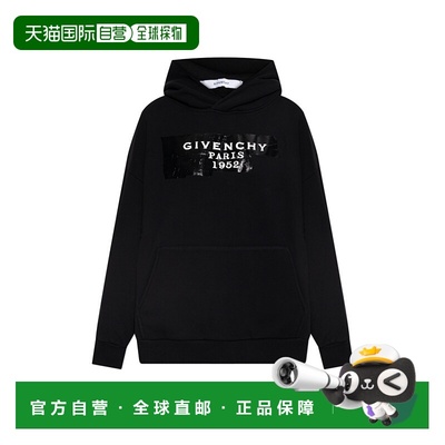 GIVENCHY 女士卫衣 BWJ04TP78U001 AW2025 黑色 Cotton Sweatshir