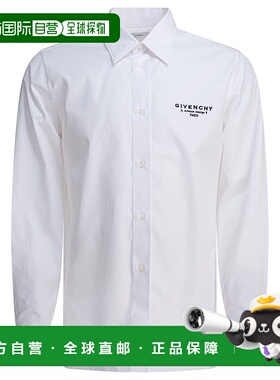 GIVENCHY 男士衬衫 BM616M14M6100 AW2025 白色 Givenchy Shirt W