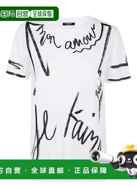 BALMAIN 男士T恤 EH1EG010GE35BIANCO SS2025 白色男装