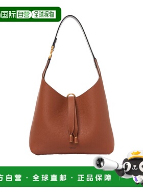 CHLOÉ 女士斜挎包 C24AS629I3125M AW2024 棕色 小号半月形单肩包