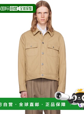 1h可退 潮奢 Thom Browne 汤姆 布朗 男士 卡其色 Backstrap Util