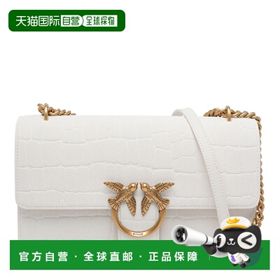 PINKO 女士单肩包 100941A2YWZ15Q SS2026 白色 Love Bag One 中