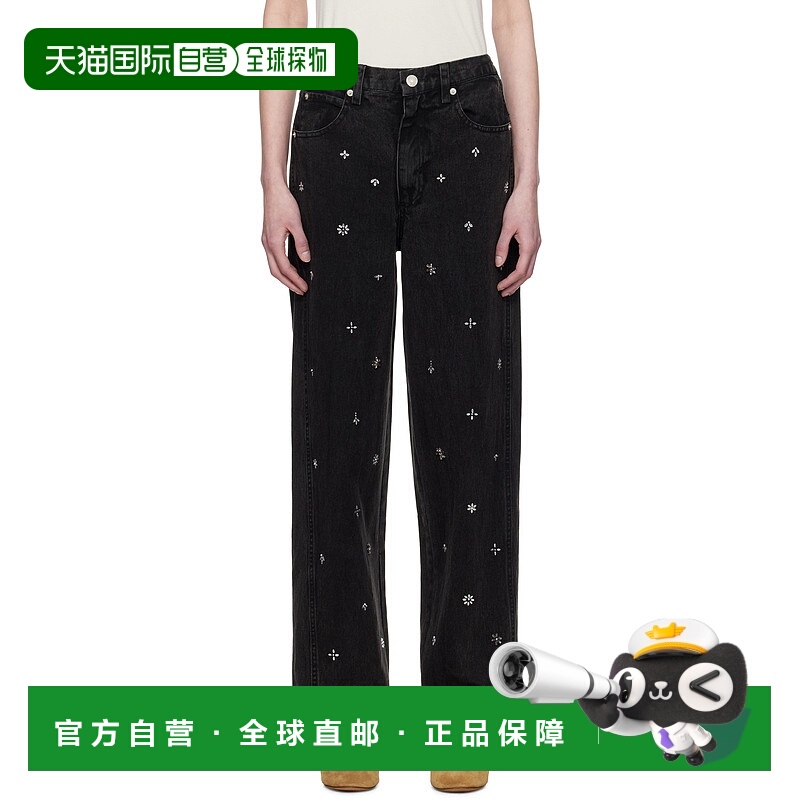 1h可退 潮奢 SEA 海洋 女士 黑色 Bala 牛仔裤 RS25007