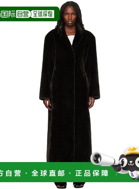 1h可退 潮奢 Paris Georgia 女士 黑色 09 Augustine 人造毛皮大