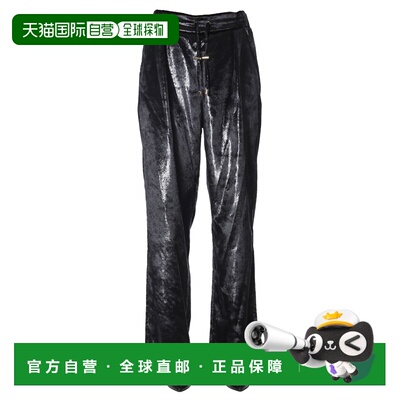 BALMAIN 女士休闲裤 SF15339X2340PA AW2019 黑色 Shimmering pal