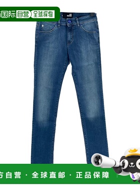 1h可退 MOSCHINO 女士牛仔裤 WQ26237S2552053W AW2024 蓝色