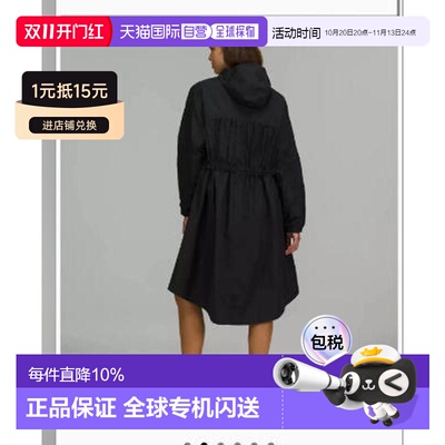 lululemon/露露乐蒙女士OVERSIED-FIT GATHERED JACKET宽松版风衣