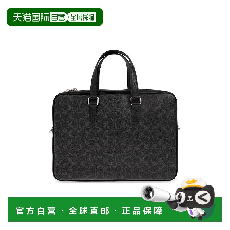 1h可退 COACH 男士手提包 CCC810OY2 AW2025 黑色 Briefcase ‘Ca