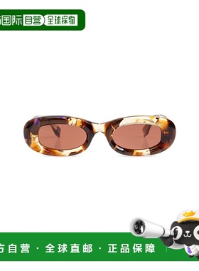 GUCCI 女士眼镜 819573J07652323 SS2025 粉红色 矩形框太阳镜