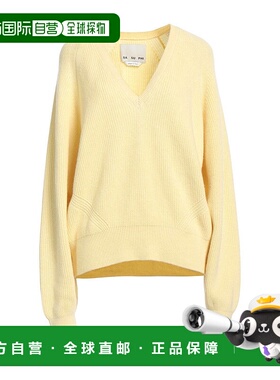 1h可退 潮奢 SA SU PHI 女士 毛衣 yellow黄色 舒适时尚羊绒