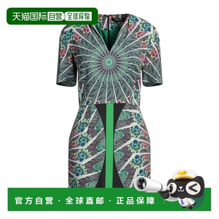 1h可退 潮奢 Etro 艾特罗 女士 短款连衣裙 green绿色 舒适时尚