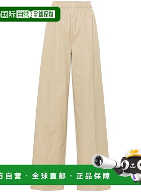 PRADA 女士休闲裤 P289HSOOO1BMSF0065CORDA SS2025阔腿裤