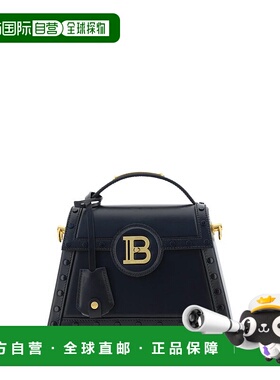 BALMAIN 女士斜挎包 DN1DB910LRHA0PA AW2024 黑色手提包单肩包