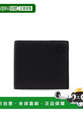 LOEWE 男士钱包 C660302X050BLACK CO 黑色 Leather wallet with