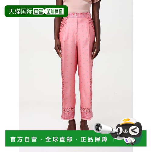 ETRO 女士休闲裤 WREA003999SP1B0X0872 SS2025 粉红色