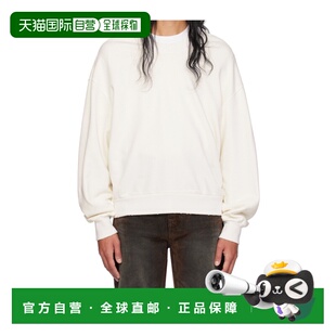 男士 白色 针织毛衣 AW2024 徽标连帽卫衣 WDTH224801UWH WE11DONE