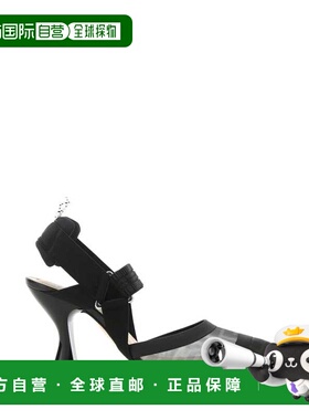 FENDI 女士高跟鞋 8J6851A8UGF0MQ0 SS2026 黑色 COLIBRÌ LEATHER