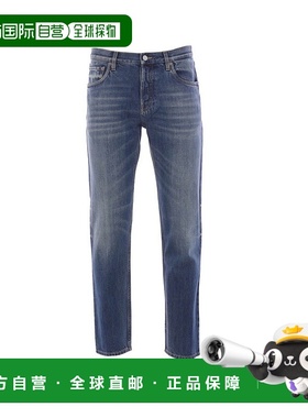 1h可退 潮奢 Prada 普拉达 男士 徽標貼片牛仔褲 GEP427164B