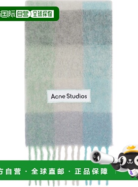 1h可退 潮奢 Acne Studios 艾克妮 女士 蓝色 & 绿色 Check Fring