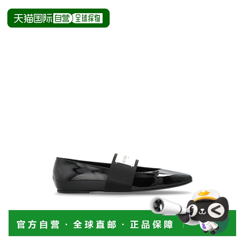 GIVENCHY 女士芭蕾乐福鞋 BE5010E2FF001 CO 黑色 SLICED SQUARE