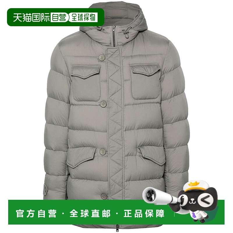 1h可退 HERNO 男士夹克 PI004ULE12456Z9406 SS2025 灰色羽绒