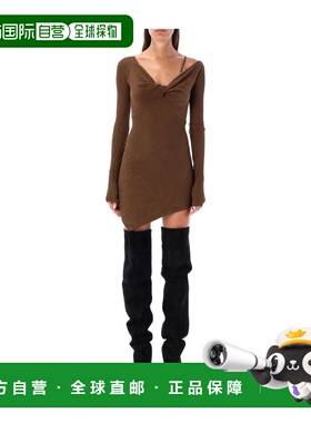 Attico 女士半身裙 236WCA237KV001064 AW2023 棕色