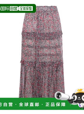 1h可退 潮奢 ISABEL MARANT 女士 多彩棉质半身裙 26PJU0488FAD1J