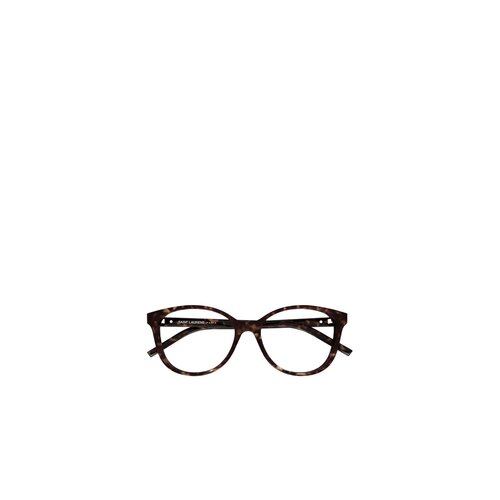 SAINT LAURENT 女士眼镜 SLM112005 AW2024 黑色 徽标平光镜