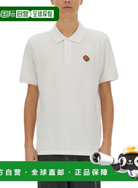 KENZO 男士T恤 FF55PO5424PU02 SS2025 白色 短袖Polo衫