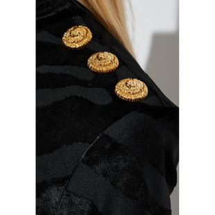 AW2025 FF0RF075JL110PA 黑色 女士连衣裙 BALMAIN