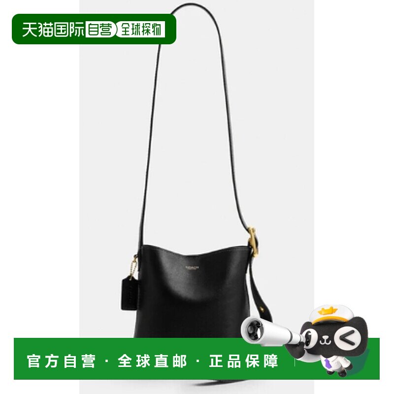 COACH 女士水桶包 CCX07B4BLACK SS2026 黑色 LEATHER BAG图片