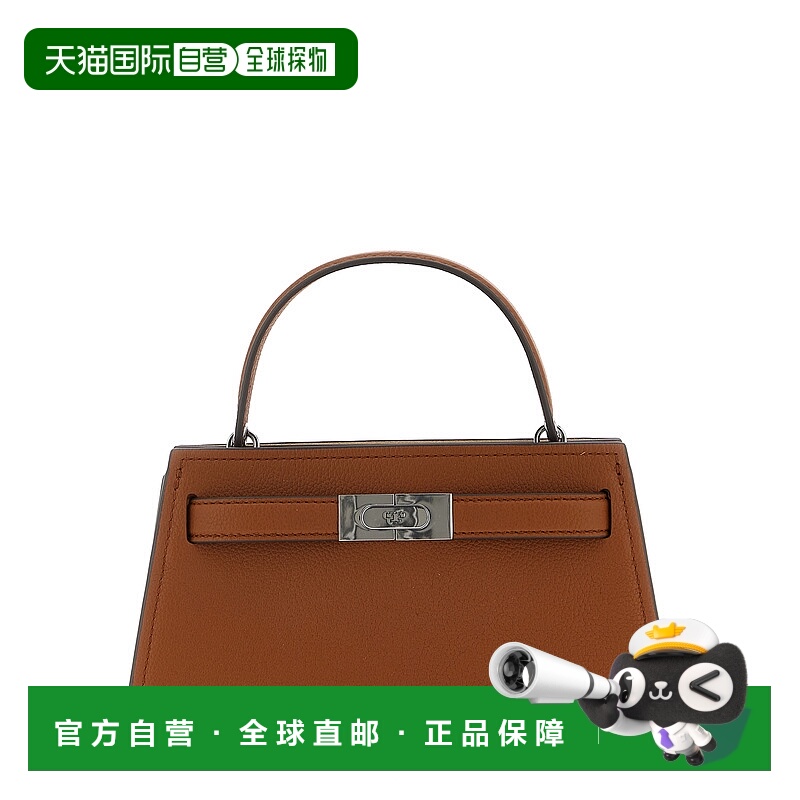 1h可退 TORY BURCH 女士斜挎包 175603200 CO 棕色 Mini Lee Radz