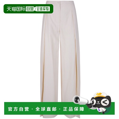 EMPORIO ARMANI 女士阔腿裤休闲裤西装裤 EW003312AF20492U1058