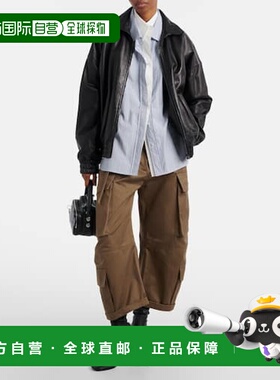 1h可退 潮奢 Acne Studios 艾克妮 女士 Pama barrel-leg 短款棉