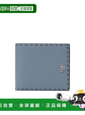 FENDI 男士钱包 7M0193AW2FF1USJ CO 灰色 Selleria 钱包