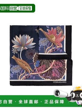 SALVATORE FERRAGAMO 女士围巾 310232FONINFEE790149NEWNAVY方巾