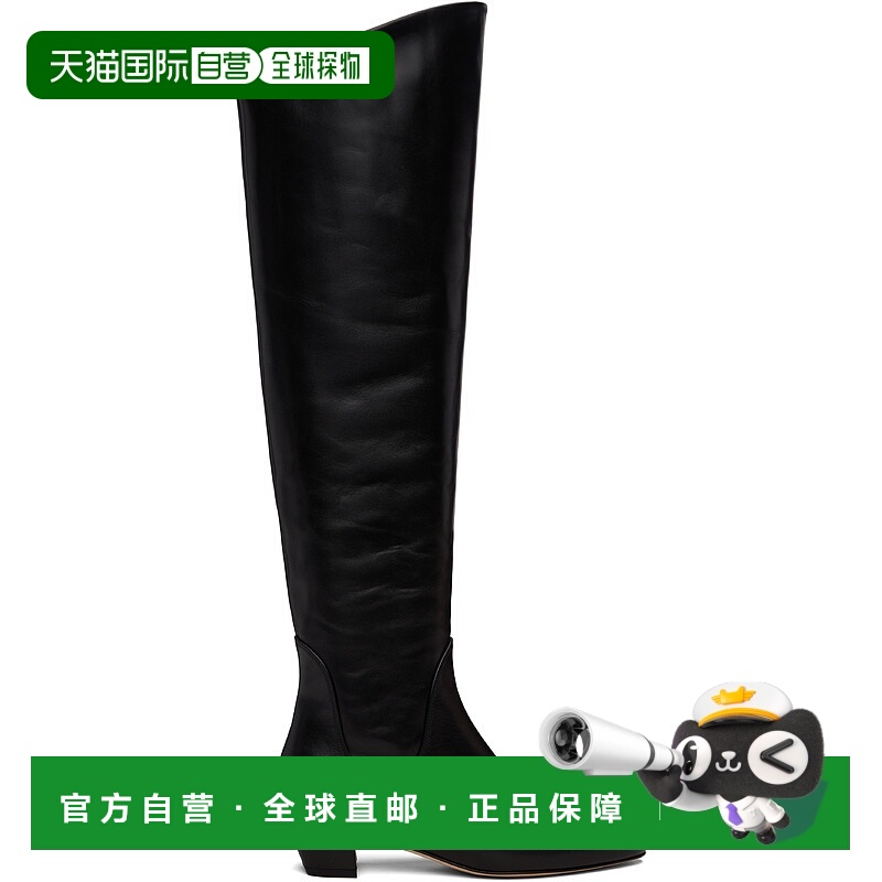 1h可退 潮奢 aeyde 女士 黑色 Yonda 高筒靴 A11KB0629002001225