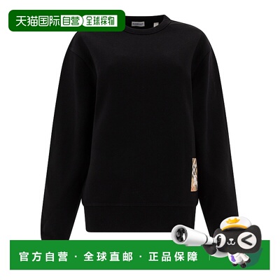 BURBERRY 男士针织毛衣 8101889 SS2025 黑色 Black sweatshirt